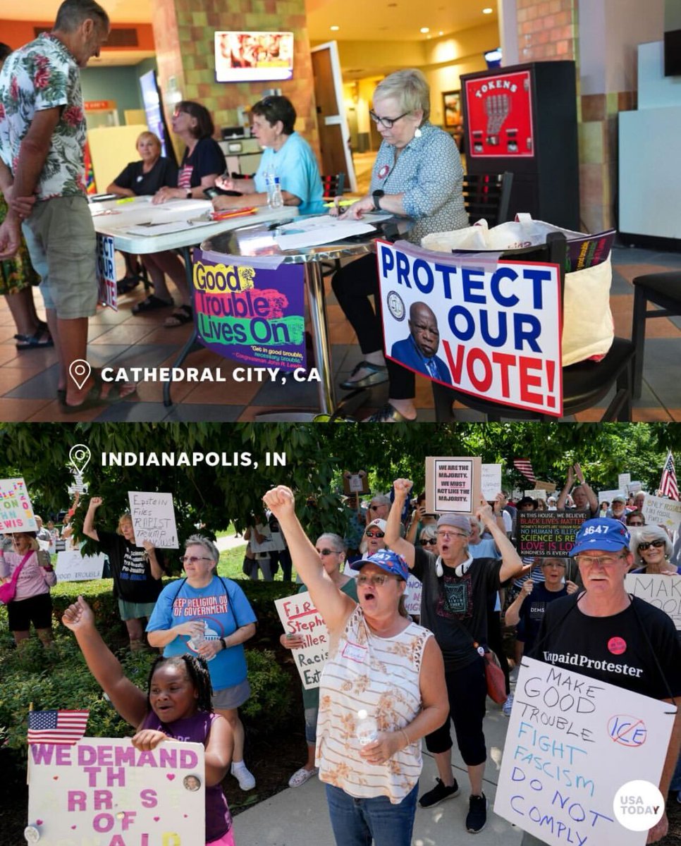 DFADCoalition's tweet image. Yesterday, 1,600 communities came out to make Good Trouble in honor of Civil Rights Hero Congressman John Lewis. Together, we carry the torch for the fight for civil rights and pass it forward to future generations.