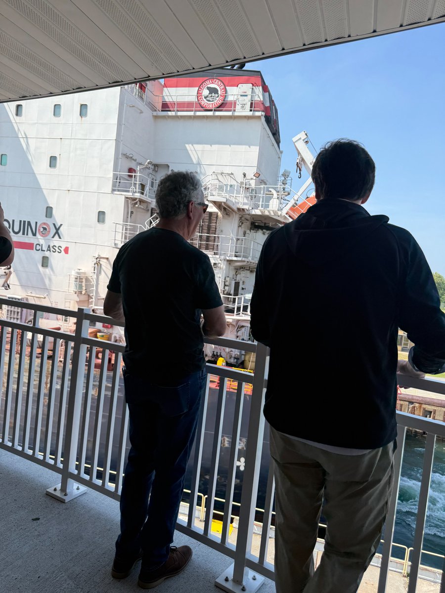 📣 This week, Administrator Mike McCoshen met the GLS workforce in Massena, New York, and thanked them for keeping the Seaway running strong. From maintaining and operating the locks to coordinating vessel traffic, their 24/7 efforts during the navigation season keep cargo