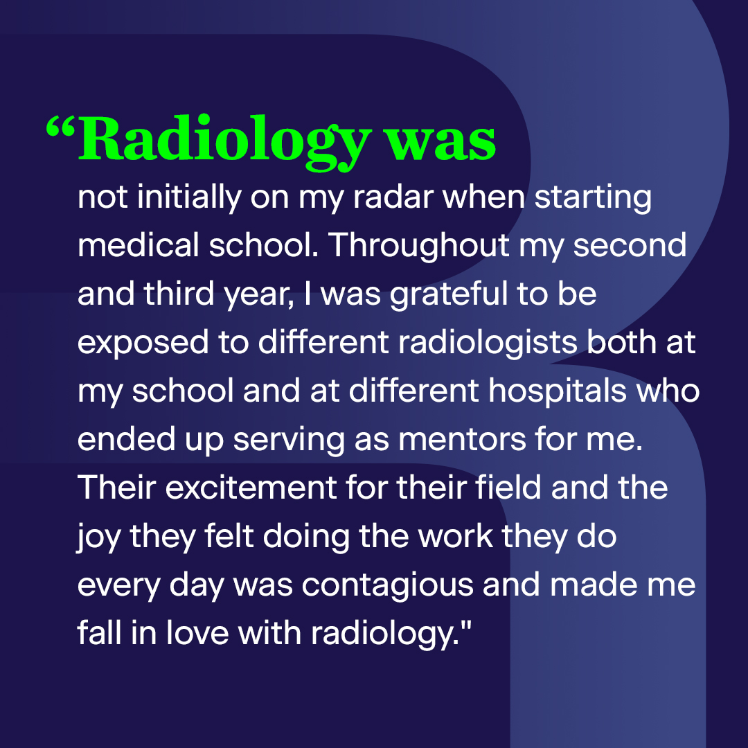RadiologyACR's tweet image. Mentorship 👏 Matters 👏
Dr. Ismail shares how mentorship transformed his journey into the field of radiology. Explore his journey and see how mentoring can shape your path, too. #ACRMSS