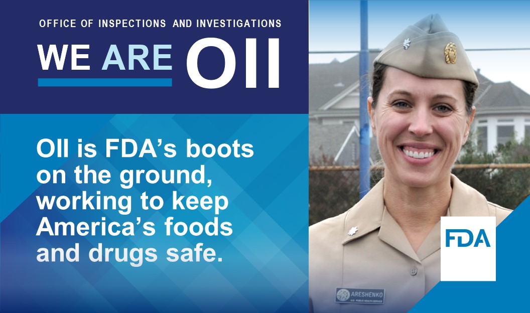 For more than 100 years, OII has served as FDA’s premiere field force working to keep America’s foods, drugs, and medical products safe, trusted, and accessible. Hear first-hand  from OII staff on how they support  within their program area. bit.ly/3IPWpUa