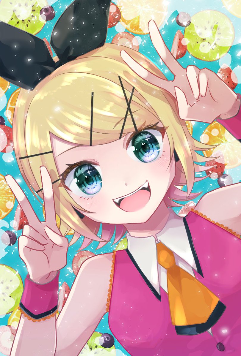 knmstar's tweet image. リンちゃん！！！夏が似合う！！！🍊