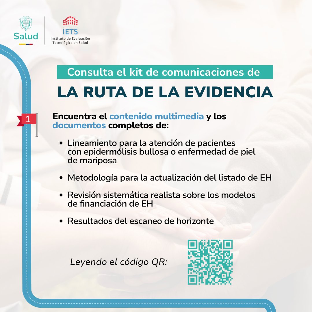 🎥 Los invitamos a consultar el contenido multimedia de los proyectos presentados en la primera parada de la #RutaDeLaEvidencia 2.0 sobre #EnfermedadesHuérfanas.

🔗 Disponible en: iets.org.co/2025/07/14/la-…