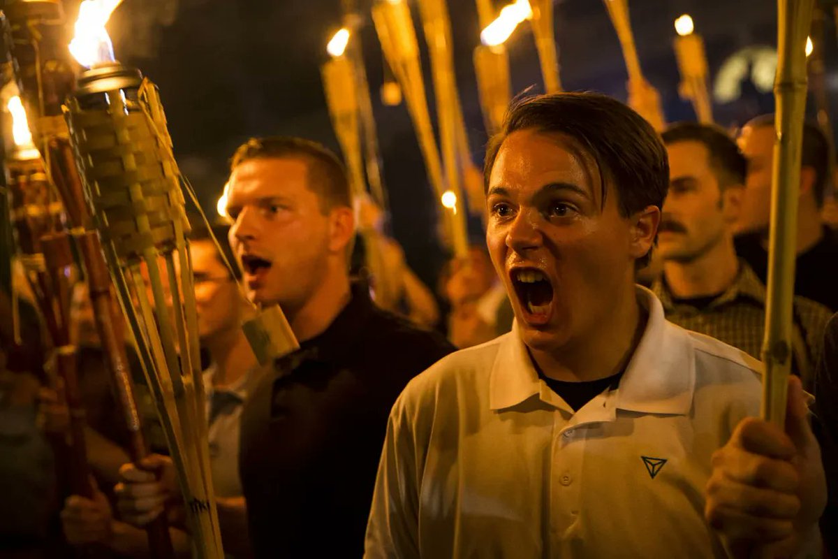BlackVaNews's tweet image. Teamsters Union Hired (Then Fired…) Man in Famous White Supremacist C'Ville Rally Photo; #Immigration Arrests Up 470% in #Virginia; #Medical Debt Credit Report Rule Tossed