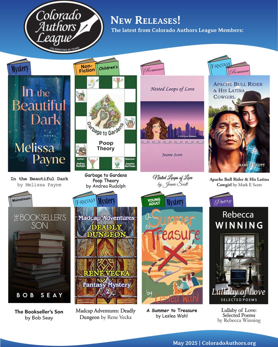 newpages's tweet image. Learn more about Colorado Authors League, devoted to promoting its authors while connecting with & adding value to the reading world + see new releases from its members.
#writingcommunity #readingcommunity
@coauthorsleague newpages.com/blog/books/new…
