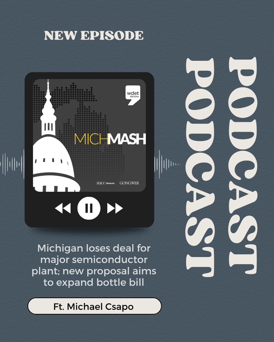 MICHMASH: Co-hosts Alethia Kasben and Zach Gorchow discuss this week's news that Sandisk is pulling out of a potential deal to build a huge computer chips plant in Genesee County -- what it means for the state and the politics of the announcement.