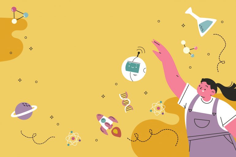 👩‍🚀👩‍🔬🧪Crear un experimento científico, un proyecto de realidad virtual o una imagen de de una infraestructura espacial.

#ChicaSTEAM ofrece recursos educativos digitales de #AIRBUS Foundation.

Adaptados a jóvenes de 8 a 18 años👇
code.intef.es/noticias/recur…