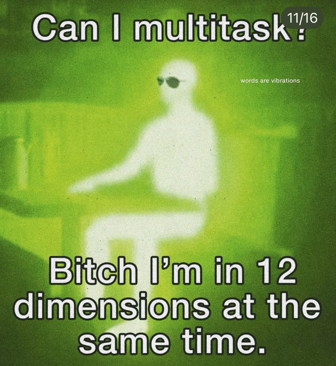 and yes, I can