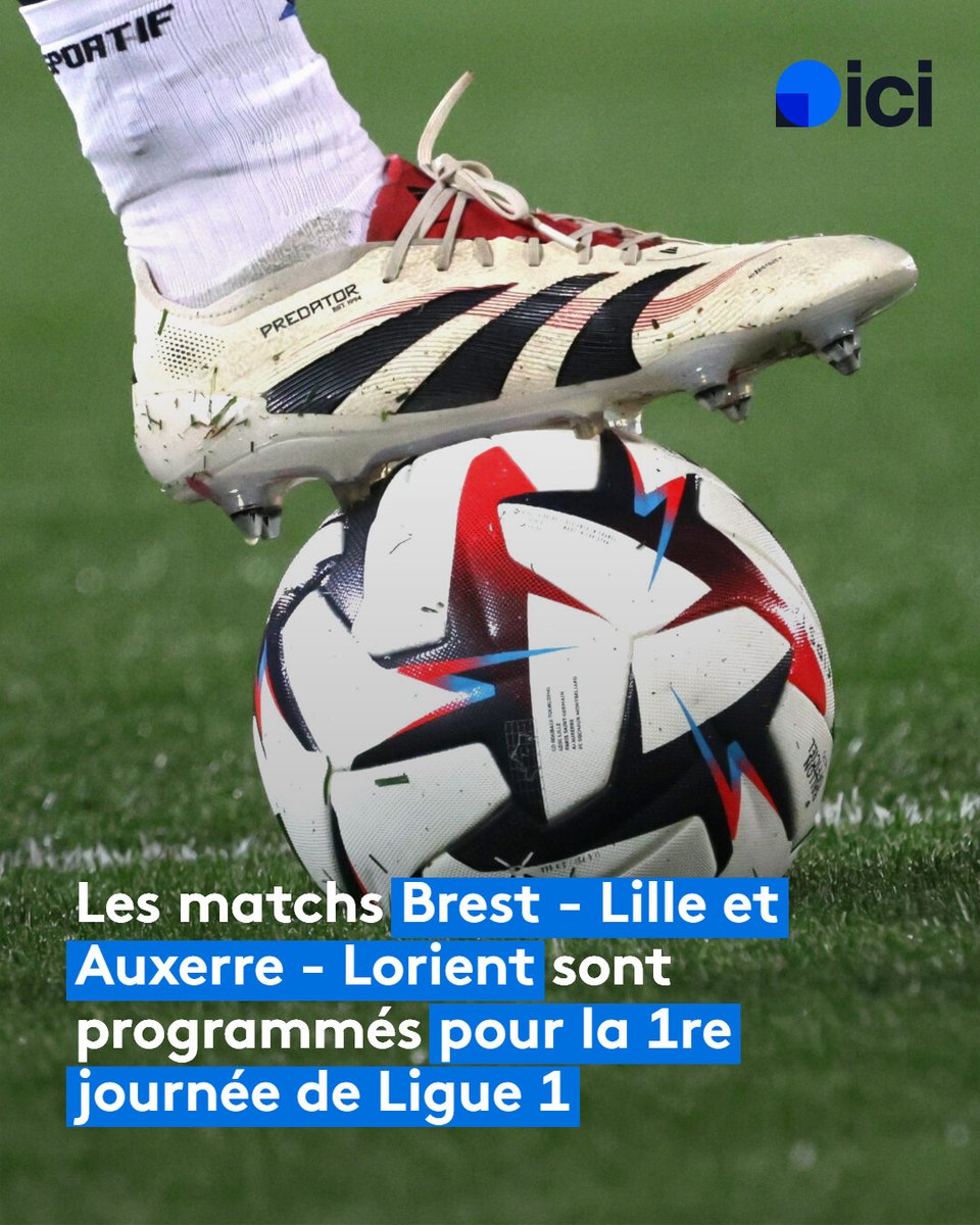 Brest - Lille et Auxerre - Lorient sont programmés

#Ligue1 : on connaît les horaires du premier match de la saison pour les Ti-Zefs et les Merlus

#SB29 #FCL

➡️ l.ici.fr/cru