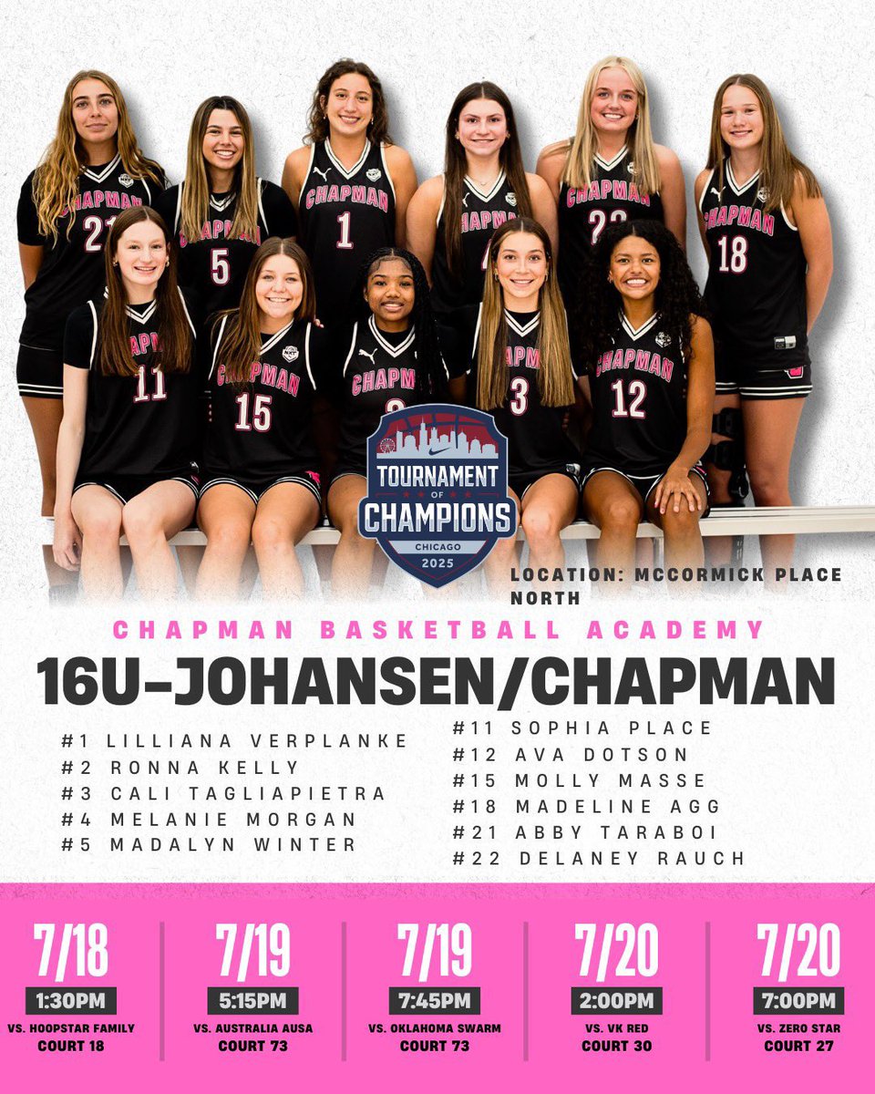 Ava Dotson (@avadotson2027) on Twitter photo Come check us out πChicago, IL for the Tournament of Champions! <a href="/Chapman_GBB/">Chapman Girls Basketball</a> Come check us out πChicago, IL for the Tournament of Champions! <a href="/Chapman_GBB/">Chapman Girls Basketball</a>