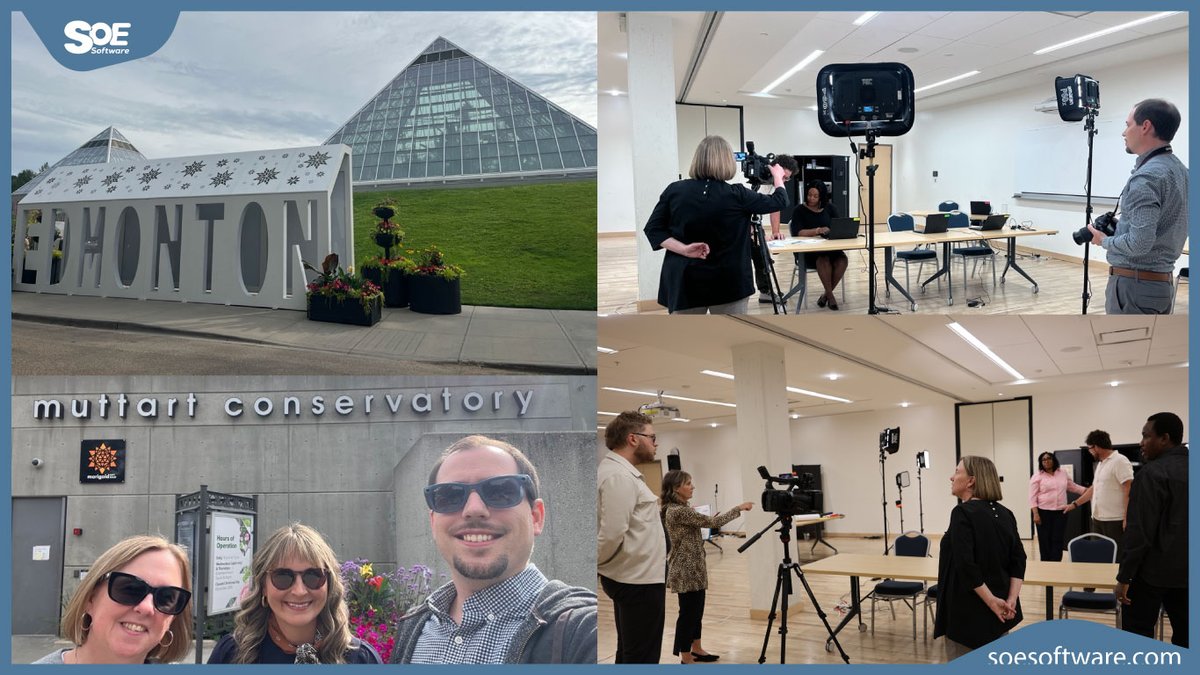 SOESoftware's tweet image. Thanks to the @CityofEdmonton for the warm hospitality! Our team enjoyed capturing photos &amp;amp; video for your election training—plus a refreshing break from the Tampa heat! ❄️📸

#ElectionTraining #TrustedTogether