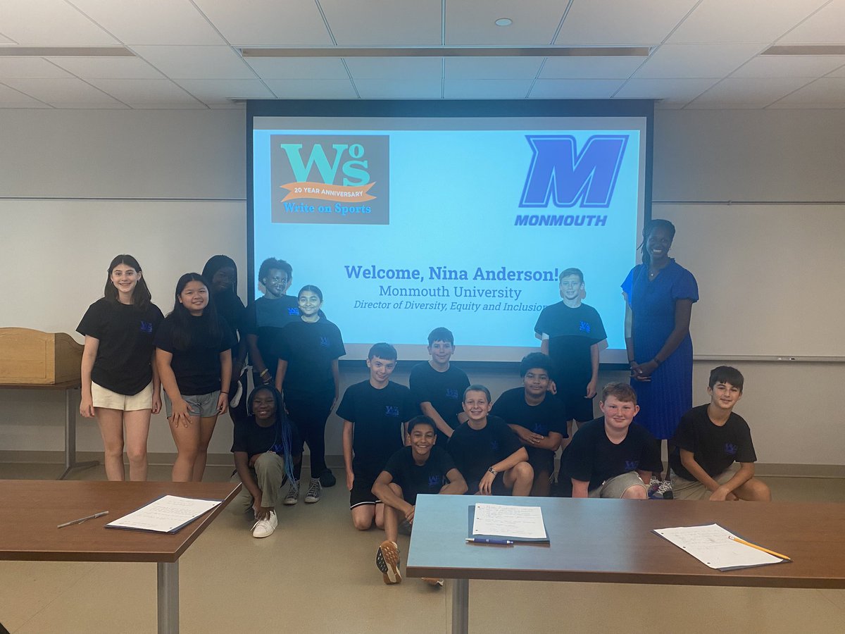 Danielle M. Frith, Ph.D. (@frithdanielle) on Twitter photo Our <a href="/WriteonSports/">Write on Sports, Inc.</a> campers at <a href="/monmouthu/">Monmouth University</a> had a productive day; a visit from our favorite guest, Nina Anderson, & court time watching the <a href="/monmouth_wbb/">Monmouth Women's Basketball</a> team practice. What a lovely group of coaches, staff, & players! <a href="/MUschoolofEduca/">MU School of Ed</a> Our <a href="/WriteonSports/">Write on Sports, Inc.</a> campers at <a href="/monmouthu/">Monmouth University</a> had a productive day; a visit from our favorite guest, Nina Anderson, & court time watching the <a href="/monmouth_wbb/">Monmouth Women's Basketball</a> team practice. What a lovely group of coaches, staff, & players! <a href="/MUschoolofEduca/">MU School of Ed</a>
