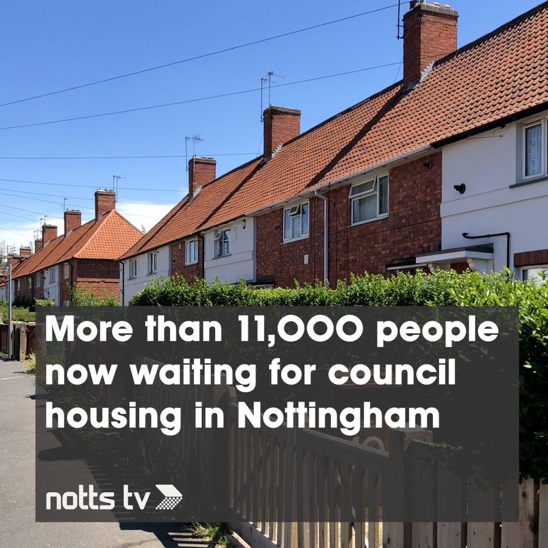 Notts_TV's tweet image. 💬Are you on the waiting list?
#Nottingham City Council says the supply of council housing is “falling significantly short of demand”. There are now more than 11,000 people in the city waiting for social housing.
🗒️Full story: nottstv.com/more-than-1100…