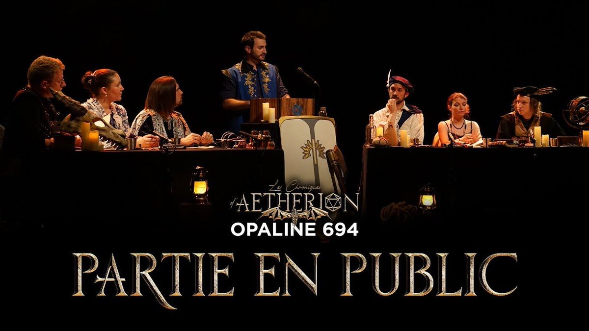 Vous avez manqué notre partie en public du 8 juin dernier ? La vidéo de cette session d’anthologie est dispo sur YouTube ! Une très belle expérience avec Mahn, Gobelin, <a href="/Kyreelle/">Kyreelle</a>, <a href="/Ivractus/">Ivractus</a>, Charlie et Grisou !