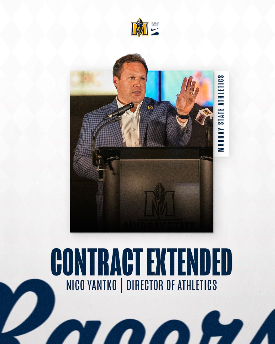 MSURacers's tweet image. The best is yet to come 📈
@NicoYantko has signed a contract extension with Murray State through 2030!
🔗: bit.ly/4lv1j7C
#GoRacers🏇