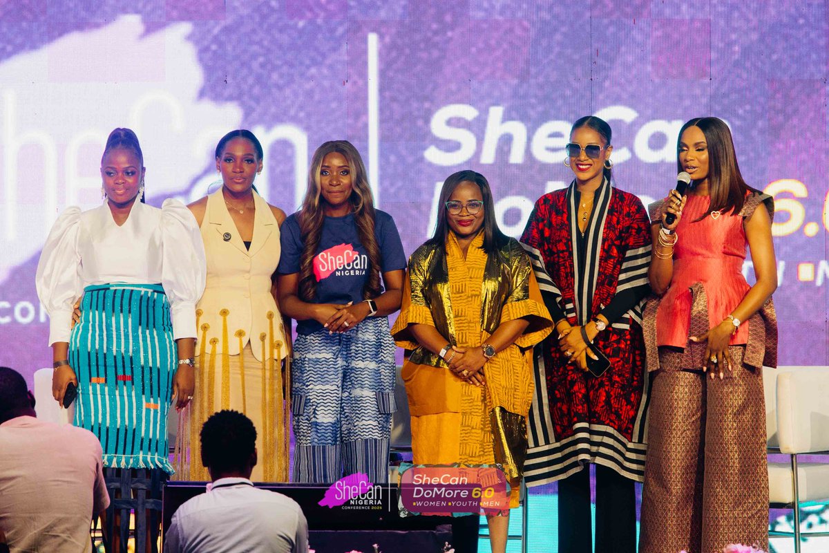 shecannigeria's tweet photo. What a masterclass of wisdom and experience. Our incredible panelists poured out truth and inspiration, reminding every woman that - SheCan!
Yes, You Can!
#sheCanDoMore6
#SheCanNigeria
#SheCanDoMoreConference https://t.co/X4wypuTw48