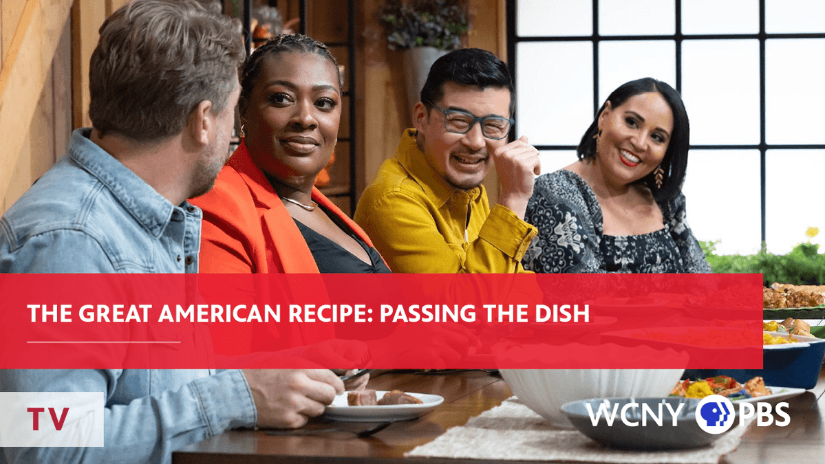 WCNYPBS's tweet image. The Great American Recipe: Passing the Dish | Watch July 18 at 10 p.m. on WCNY-TV
The eight home cooks are back in the barn for two more rounds of cooking. In the first round, they’ll be asked to create a dish that shows support for someone in a time of need or celebration.