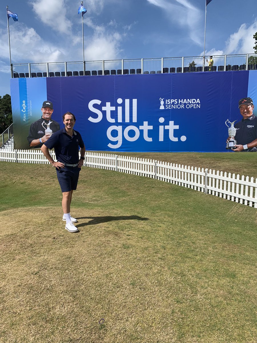 Still got it. 😉 Exciting seeing the ISPS Handa Senior Open preparations in full swing! Good luck to all the players next week. #seniorsopen #golf #events #nextweek #golfing