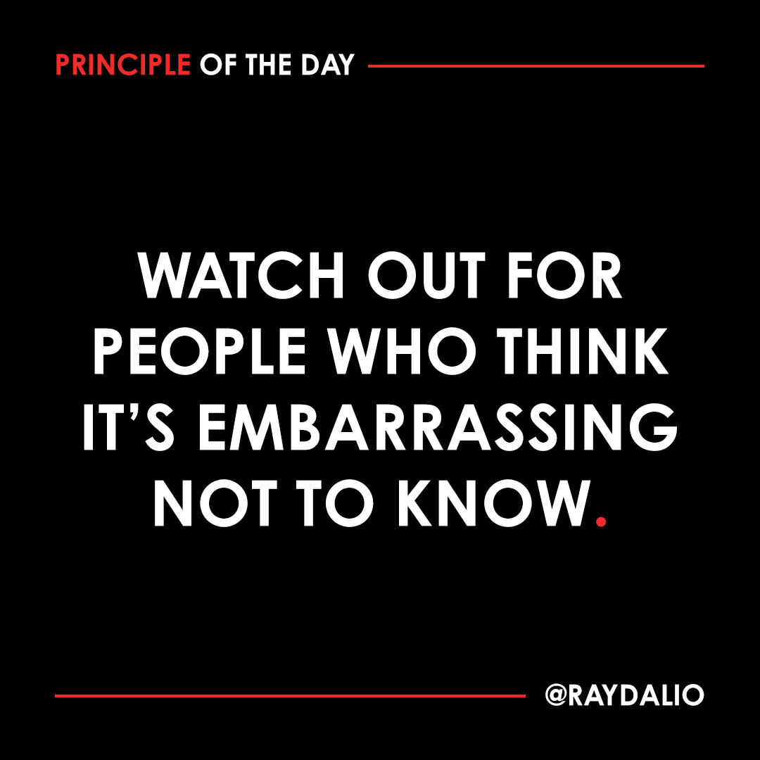 They're likely to be more concerned with appearances than actually achieving the goal; this can lead to ruin over time.

#principleoftheday