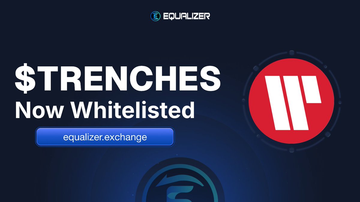 Equalizer0x's tweet image. Welcome to the $TRENCHES 🪖
@TrenchesFund is now whitelisted on Equalizer - and fees are already rolling in.
A crypto-native fund focused on DeFi, Trenches builds revenue-generating assets that grow its treasury to support long-term token health.
The embodiment of “invest in…