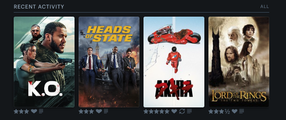 Happy #LetterboxdFriday! 

I meant to have these playing in the background while I packed up my apartment, but more often than not, I put down boxes to give them my undivided attention. My GF was not pleased.

Letterbox: boxd.it/D4zD
#LastFourWatched