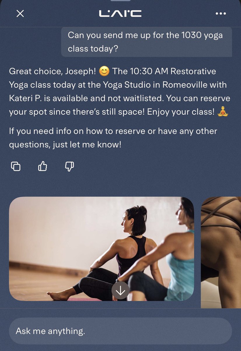 A quick story on how not to use AI in your app. 😭

<a href="/lifetimefitness/">LifeTime1</a>