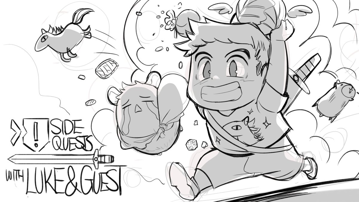 langzooma's tweet image. Istg I need to stop making more WIPs
#hanster #lukedale #fanart