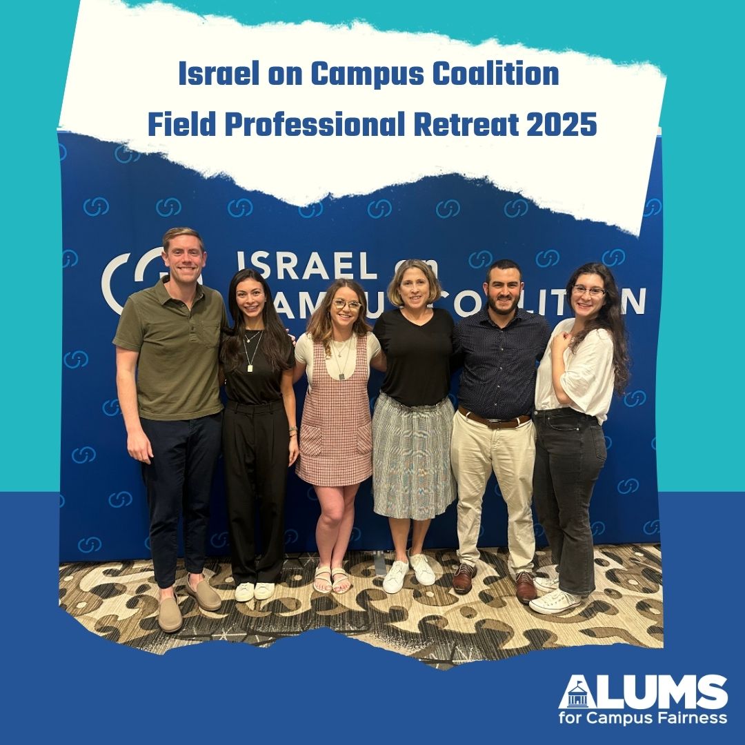 CampusFairness's tweet image. Our ACF team joined partners, peers, and friends this week at the @israelcc Field Professionals Retreat. We left energized with new insights, meaningful connections, and tools to strengthen our fight for safer, more supportive campuses for Jewish and pro-Israel students.