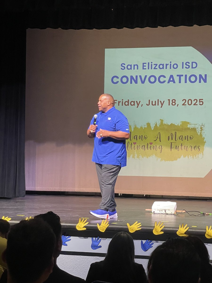 Thanks to former NFL Super Bowl champ Keith Davis for the inspirational message to kick off our 25-26 school year! 

“Winners look at where they’re going to, losers look at what they’re going through!”

<a href="/SE_EagleHoops/">San Elizario Boys Basketball</a> <a href="/TroyEnriquezSE/">T. Enriquez SEHS</a> <a href="/jmezachavez/">Jeannie Meza-Chavez</a> <a href="/SanEliAthletics/">Cesar Morales</a> <a href="/SanElizarioISD/">San Elizario ISD</a>