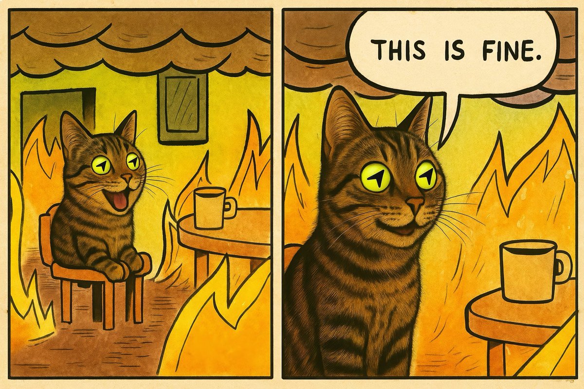 The house is burning.
The charts are melting.
The supply? Torched.

🔥 $ERNIE doesn’t panic —
he thrives in the fire.

15.4% burned forever thanks to <a href="/moonit/">Moonit</a> + <a href="/MeteoraAG/">Meteora</a> tek