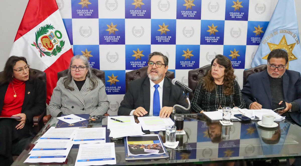 CALPERUOFICIAL's tweet image. 🔵📢 #LOÚLTIMO | CAL SOSTUVO REUNIÓN CON LA CIDH SOBRE EL ESTADO DE DERECHO EN EL PERÚ
El Colegio de Abogados de Lima (CAL) informa a sus agremiados y a la opinión pública que, en atención al informe remitido por nuestra institución a la Comisión Interamericana de Derechos…