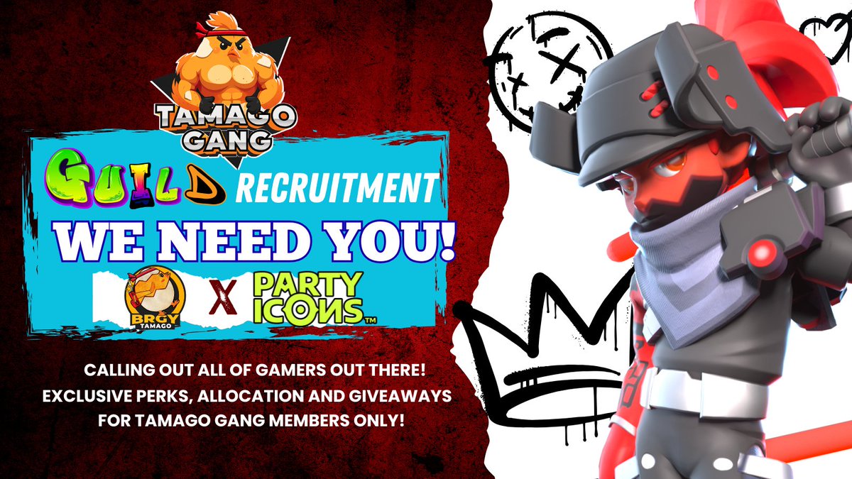 BRGY Tamago (@brgytamago) on Twitter photo 🚨40 Scholars Needed!!! 80% Cut for Players! 🚨
We are sponsoring 40 Gamers! <a href="/PartyIconsOGX/">PARTY ICONS</a>
‼️ Calling all grinders, meme lords, and clutch players in Party Icons ‼️
Are you:
✨ Tired of randoms throwing games?
✨ Looking for a hype, chill but competitive fam to climb with?
✨ 🚨40 Scholars Needed!!! 80% Cut for Players! 🚨
We are sponsoring 40 Gamers! <a href="/PartyIconsOGX/">PARTY ICONS</a>
‼️ Calling all grinders, meme lords, and clutch players in Party Icons ‼️
Are you:
✨ Tired of randoms throwing games?
✨ Looking for a hype, chill but competitive fam to climb with?
✨