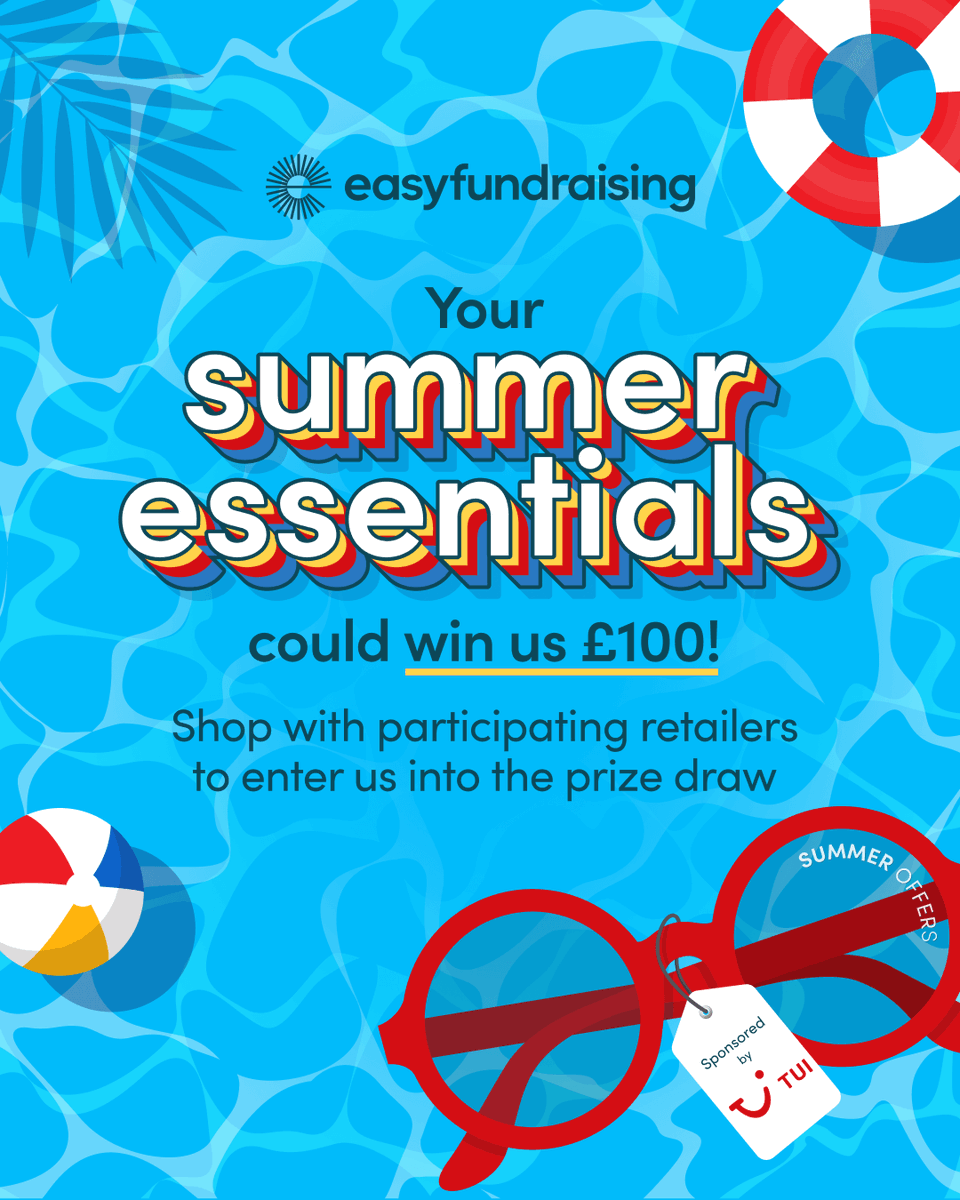 Citizens Advice North Lincolnshire (@citadvicenl) on Twitter photo Our charity could win £100 when you shop for summer essentials!
Get ready for summer with selected retailers, and every purchase will enter us into a prize draw to win one of ten £100 donations!
If you're not supporting us on <a href="/easyuk/">easyfundraising</a> yet, sign up here: easyfundraising.org.uk/causes/citizen… Our charity could win £100 when you shop for summer essentials!
Get ready for summer with selected retailers, and every purchase will enter us into a prize draw to win one of ten £100 donations!
If you're not supporting us on <a href="/easyuk/">easyfundraising</a> yet, sign up here: easyfundraising.org.uk/causes/citizen…