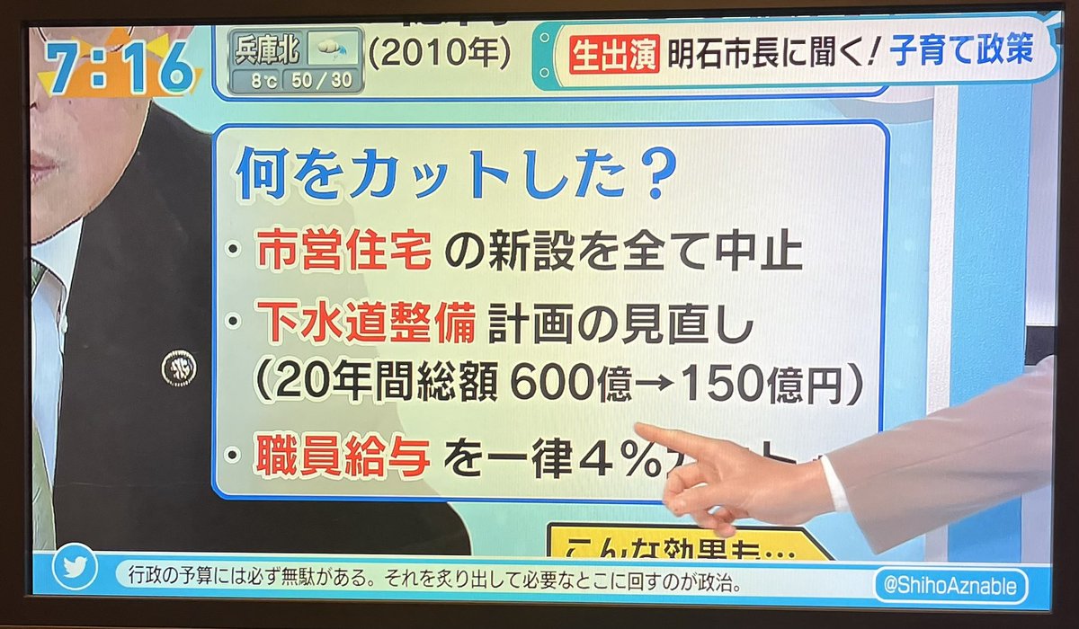 a_shinshichou's tweet image. あれ？結局、職員給与カットしたんは認めたん？デマやと言うてはったけど？

 #泉房穂にNO 
 #兵庫の恥