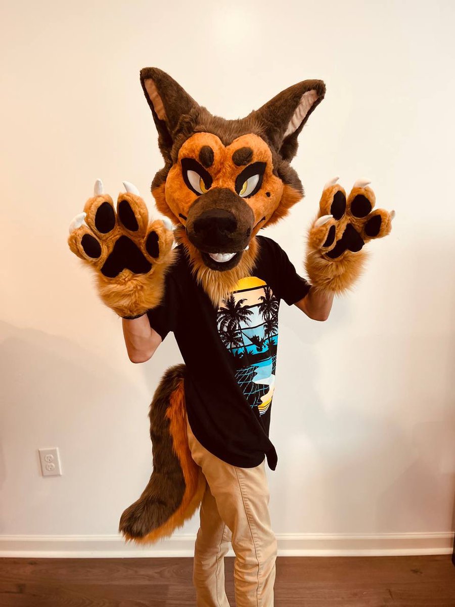 He’s posing for #FursuitFriday