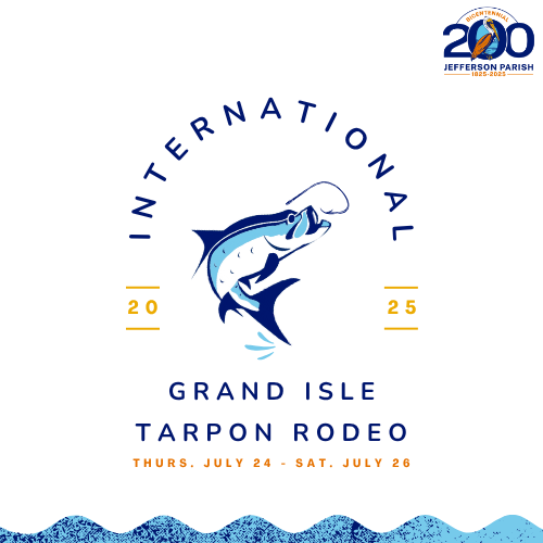 JeffParishGov's tweet image. 🎣 The 2025 Grand Isle Tarpon Rodeo is next Thursday-Saturday, July 24-26! The oldest saltwater fishing tournament in the country returns for three days of fun for the entire family! 🎣

For more information, visit: tarponrodeo.org