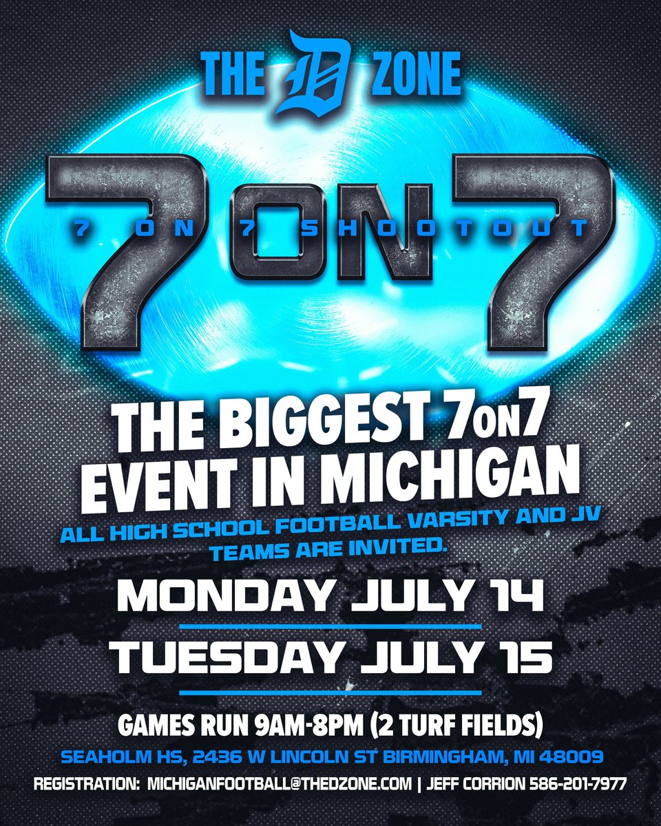 Who is trying to book for 2026? 

Some of you coaches say you're booked in the Fall for the year so let's connect.

We will have the best teams in the Midwest here next year.

It's not up for debate, it's happening!!!!