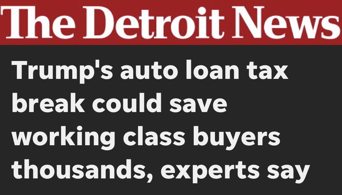 MikeRogersForMI's tweet image. Another promise kept! President Trump’s tax bill DELIVERS for Michigan by making cars more affordable for hardworking families, strengthening auto jobs, and incentivizing Made in America manufacturing.
This win will help keep Michigan working — let’s get to work!