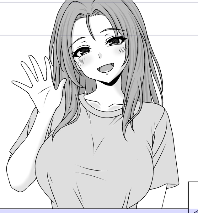 メイクアガール本の絵里さん描いている途中 