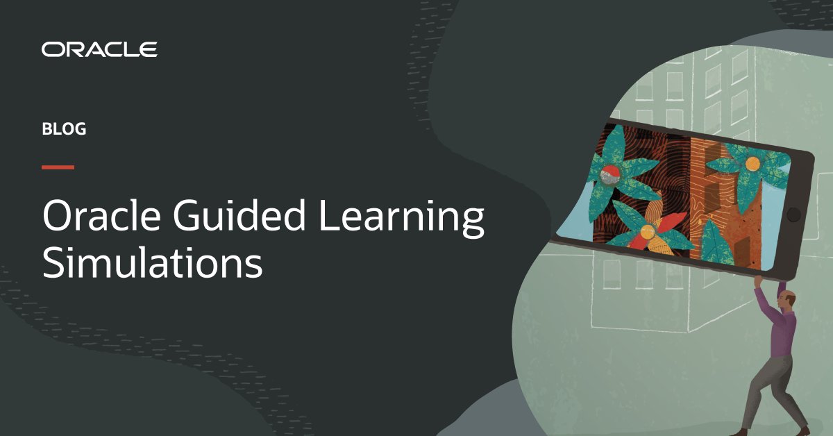 benalvarez72's tweet image. We’re excited to announce a powerful new enhancement to Oracle Guided Learning called Simulations. Simulations will enable end users to learn new processes interactively before they go-live in an environment. social.ora.cl/6010fBe1e