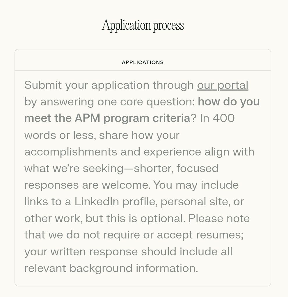 GuruduthH's tweet image. Resumes should be a thing of the past , I believe it's much more efficient to just look at a candidates portfolio or projects and then shortlist and further interview them , glad to see this is one of the way @perplexity_ai hires for their Associate product manager program .