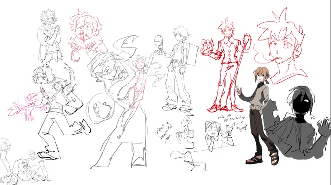 i was thinking maybe i should post my sketches more again