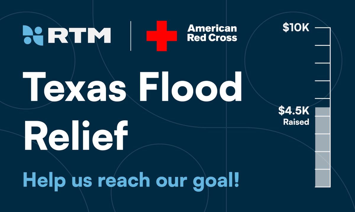 RTM’s values start here: relationships that matter.
In response to catastrophic Texas flooding, we’ve teamed up with the Red Cross to raise $10K. Every donation is matched—double the impact.
We’re halfway there. Help us strong.
hubs.ly/Q03xxS2y0
#RTM #CSR #TexasFloodRelief