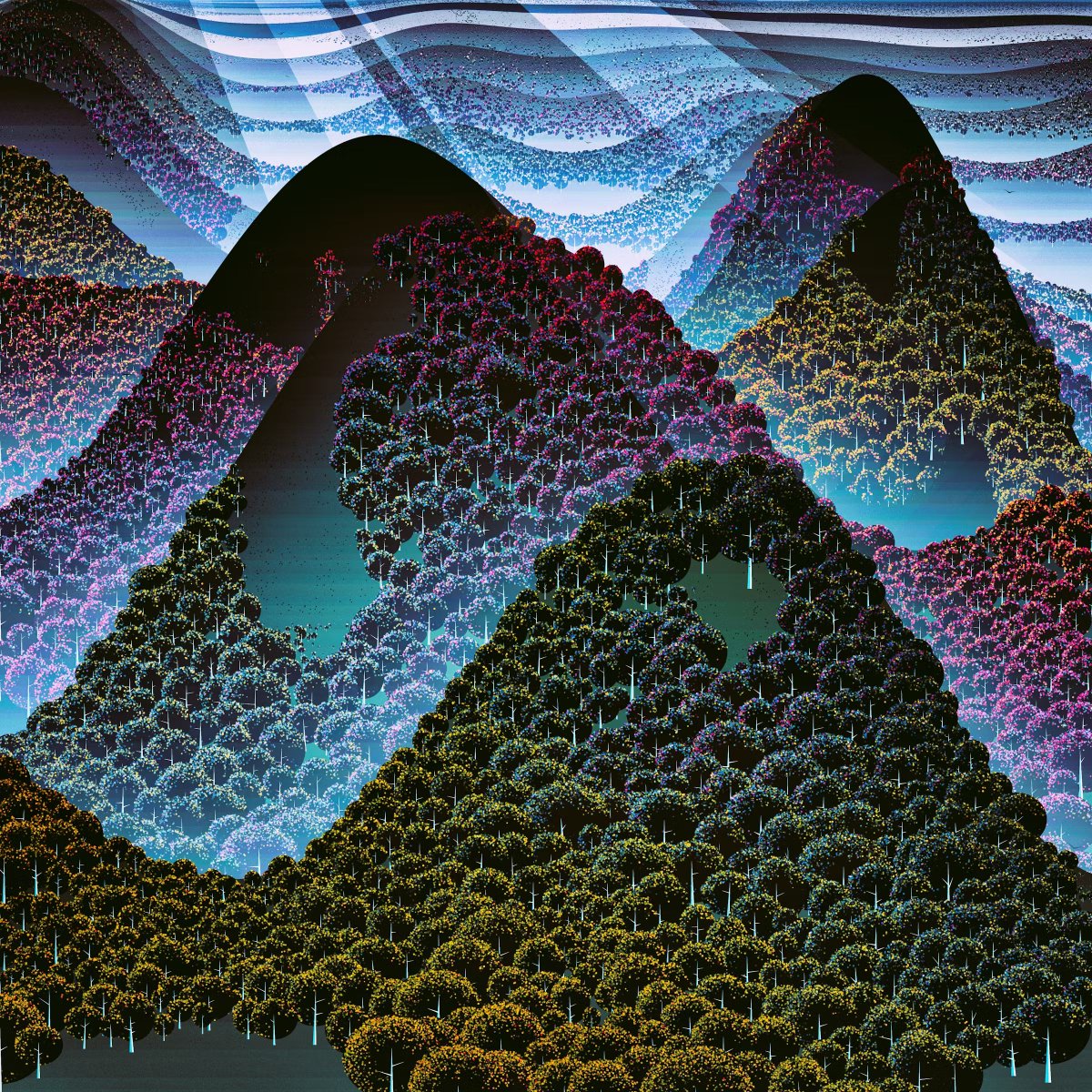 DlSPUTED's tweet image. Eyvind Earle, Three Pastures on a Hillside, 1999.
//
Manolo Gamboa Naon, mmntt, 2020.