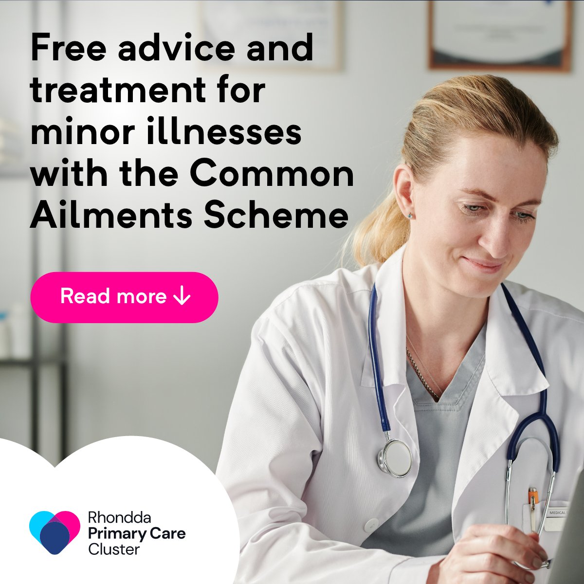 Your local Pharmacist can help provide you with free advice and treatment for minor illnesses through the Common Ailments Scheme. 

Get help for: 
🤧 Hay fever 
🍼 Nappy rash 
🦠 Sore throat 
🌸 Dermatitis 
🐔 Chickenpox 
😣 Acne 
And more! 

More info: bit.ly/44XL8d9