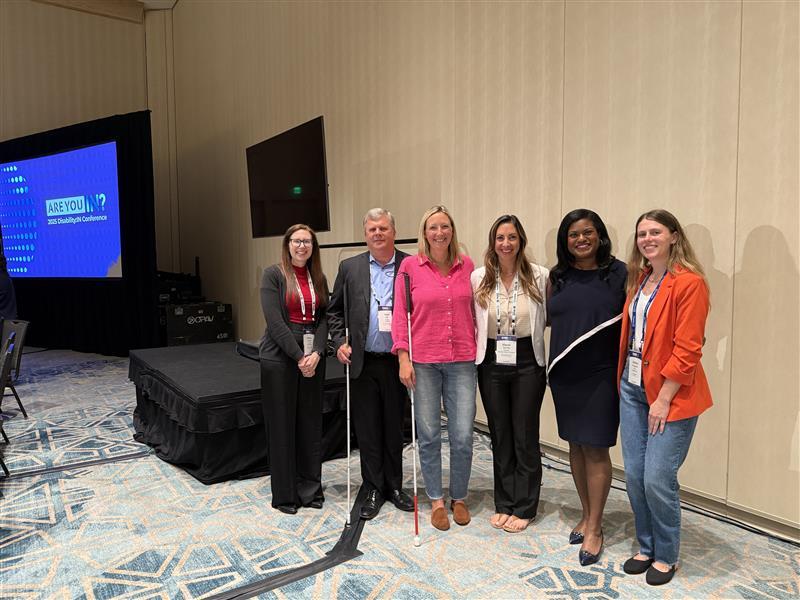 TPGinteractive's tweet image. Vispero's Matt Ater, Senior Vice President, was a panelist for “Innovative Approaches to Accommodations/Adjustments Programs”, a session hosted by @BankofAmerica at Disability:IN this week.
#Accessibility #DigitalAccessibility #A11y #AreYouIN?