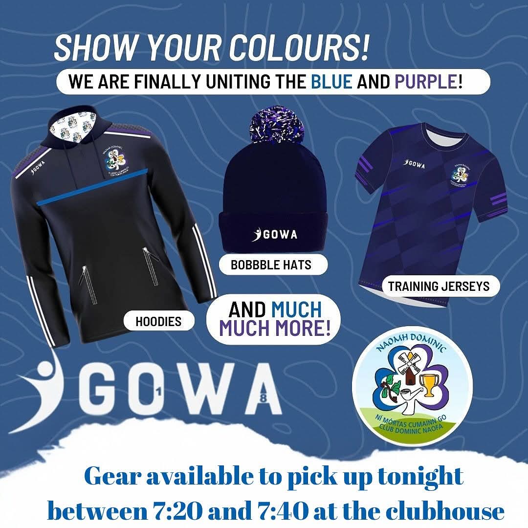 St.Dominic's Club (@stdominicsclub) on Twitter photo Gowa Gear in Clubhouse tonight!
Get all the latest news on the St Dominic's GAA app member.clubspot.app/club/st-domini… Gowa Gear in Clubhouse tonight!
Get all the latest news on the St Dominic's GAA app member.clubspot.app/club/st-domini…