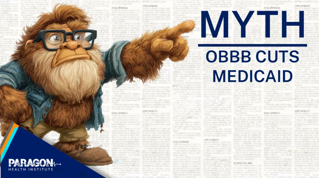 Paragon_Inst's tweet image. 🚨 NEW one-pager: Debunking the myth that OBBB cuts Medicaid
✓ OBBB slows spending growth, it doesn’t reduce benefits
✓ Reins in $1.9T in excessive spending driven by the Biden Admin
✓ Cracked down on Medicaid fraud, improper ACA enrollment, & costly regs…