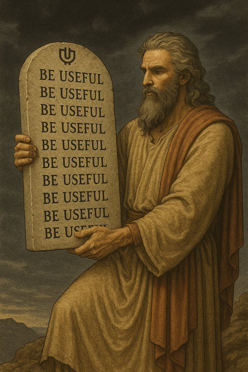 Still massively bullish on $USEFUL

The message is clear - BE #USEFUL

Come join the awesome hardworking #CTO community

x.com/i/communities/…
<a href="/usefulonsol/">Harambe</a>

Regular spaces, new CTO leads grinding hard. Stronger than ever imo and only a matter of time until the chart starts to