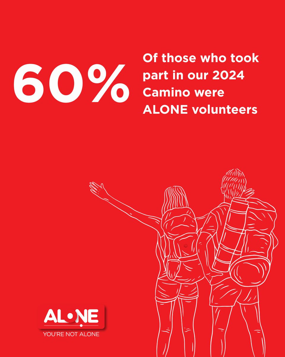 ALONE_IRELAND's tweet image. For more information on our 2025 Camino fundraising trip, please contact Anne-Marie on 086 192 1523 or annemarie.oreilly@alone.ie