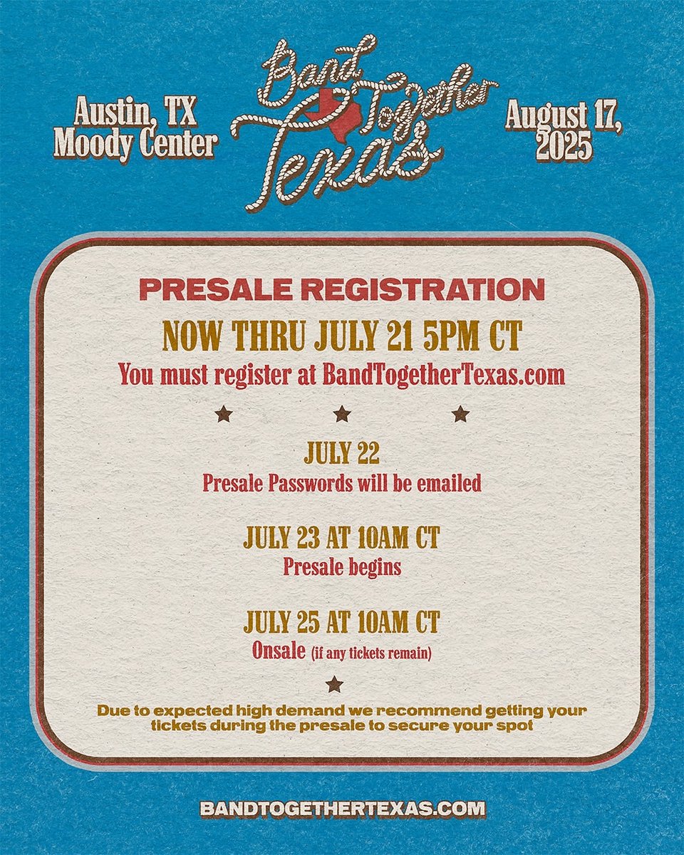 Idyllwind Fueled By Miranda Lambert (@idyllwind) on Twitter photo #REPOST <a href="/mirandalambert/">Miranda Lambert</a>: Texans helping Texas. My buddy @parkermccollum and I have called up some good friends to help our home state rebuild. Let’s band together y’all. ❤️🤍💙
moodycenteratx.com/bandtogetherte…
#MirandaLambert #BandTogetherTexas #REPOST <a href="/mirandalambert/">Miranda Lambert</a>: Texans helping Texas. My buddy @parkermccollum and I have called up some good friends to help our home state rebuild. Let’s band together y’all. ❤️🤍💙
moodycenteratx.com/bandtogetherte…
#MirandaLambert #BandTogetherTexas